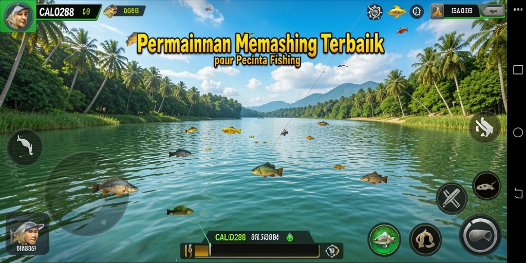 Tampilan gameplay Fishing yang menawan dari CALO288.
