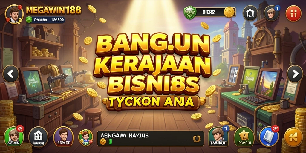 Tampilkan gameplay menarik dan strategi bisnis dalam MEGAWIN188.
