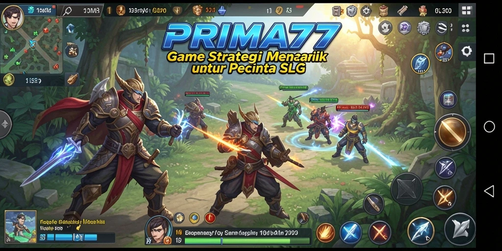Tampilan gameplay menarik di PRIMA77 dengan aksi strategi yang seru.