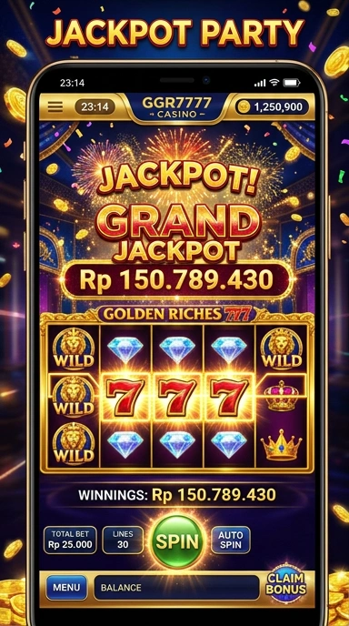 Screenshot pemilihan kategori aplikasi di ggr7777.